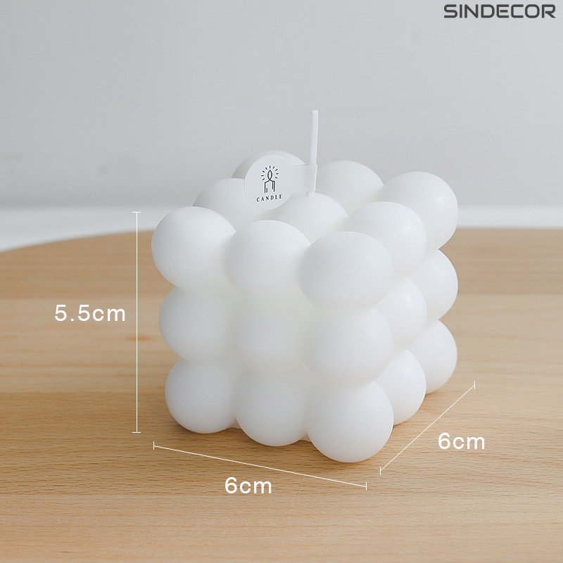 Nến thơm rubik rubic đậu nành tự nhiên nến khối lập phương decor sindecor