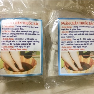 Bột ngâm chân thuốc bắc (20 gói)/2 túi