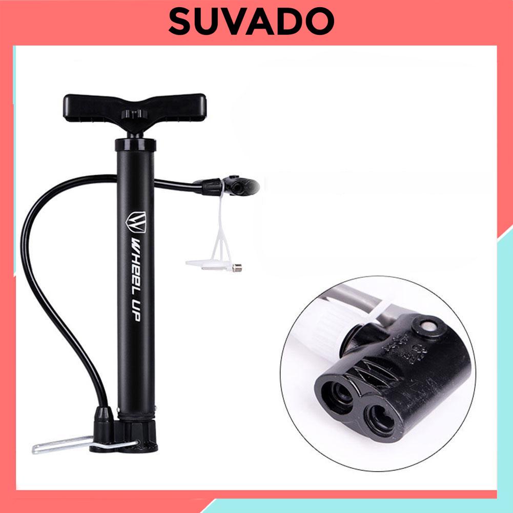 Bơm xe đạp xe máy bóng bay W3235 có đồng hồ bơm khỏe nhanh đầy hơi áp suất cao 120 psi tiện dụng SUVADO