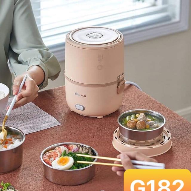 Cặp lồng nấu + hâm nóng thức ăn Bear #6