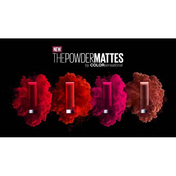 Son Lì Mềm Môi Maybelline Color Sensational Powder Matte MRD08 Red-dy-red 3.9g