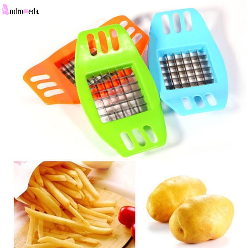 Dụng Cụ Cắt Khoai Tây Chiên Đa Năng Bằng Thép Không Gỉ