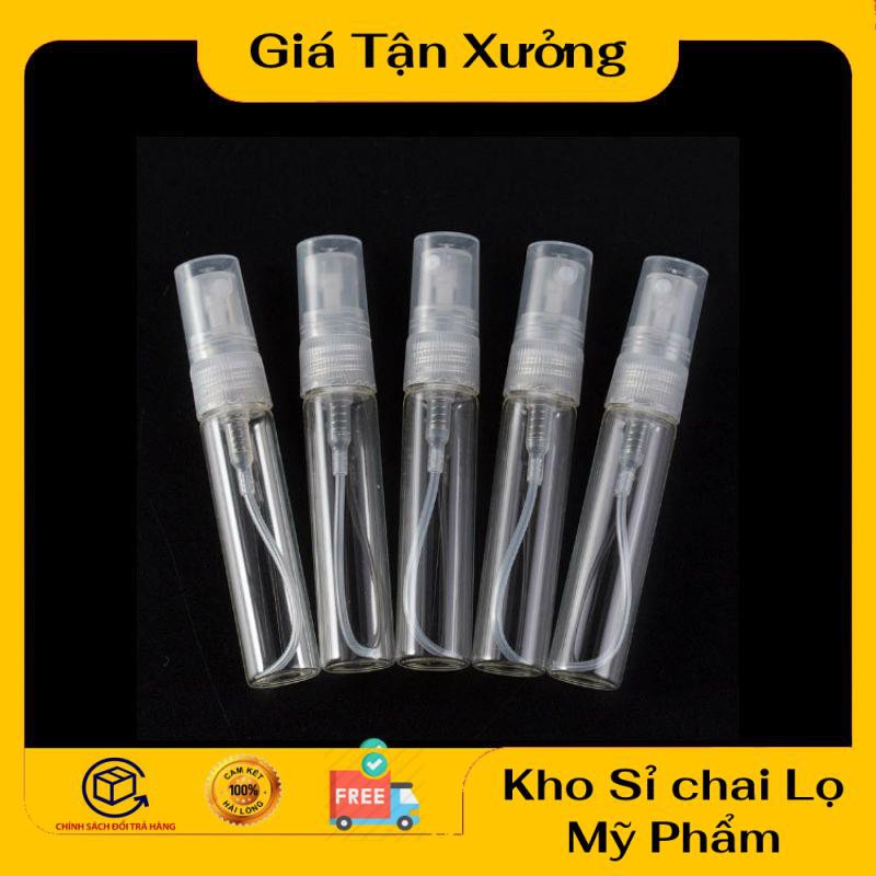 Lọ chiết nước hoa thủy tinh tròn mini 3ml, 5ml và 10ml / lo nuoc hoa