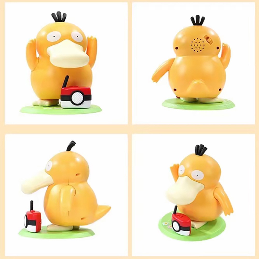 Mô Hình Vịt Psyduck nhảy múa siêu ngộ nghĩnh cao 15cm, Figure pokemon đồ chơi trẻ em làm quà sinh nhật