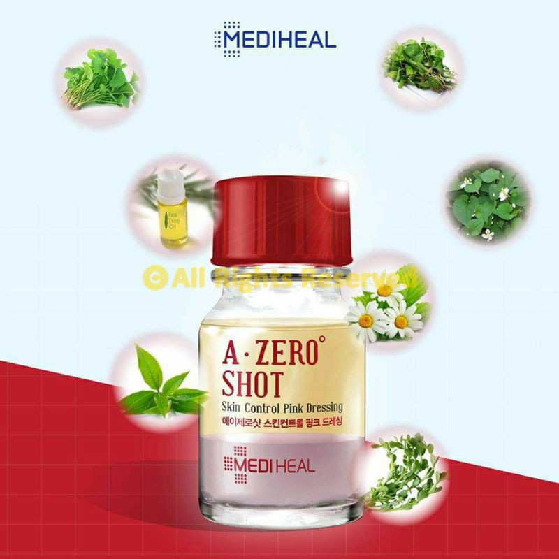 (XẢ KHO) (Date 08-2022) Dung dịch chấm mụn Mediheal A-Zero Shot Skin Control Pink Dressing