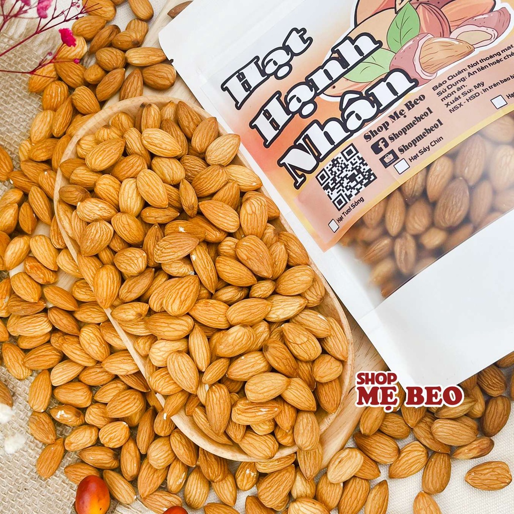 500Gr Hạt Hạnh Nhân Sấy Chín - Tươi Sống