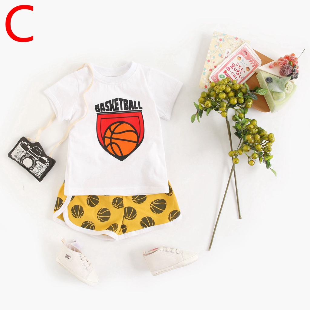 Bộ Quần Áo Sanlutoz Chất Cotton Năng Động Cho Bé Vào Mùa Hè