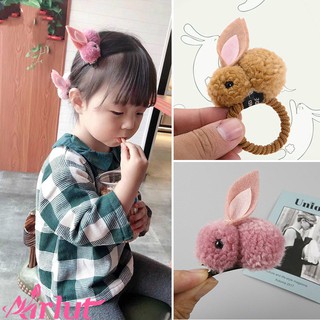 Dây cột tóc/kẹp tóc kiểu tai thỏ dễ thương cho bé gái
