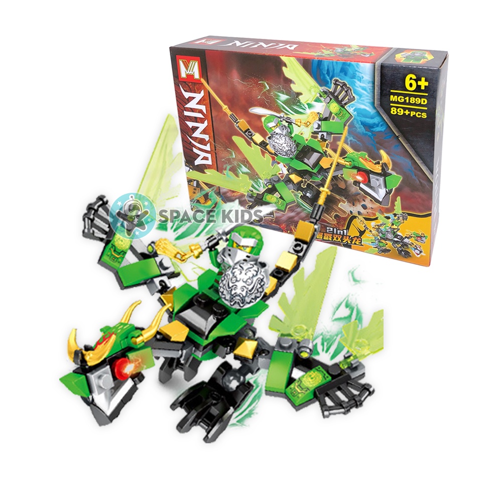 Đồ chơi Lego Ninjago rồng MG189 hơn 89 chi tiết cho bé lắp ráp mô hình, Đồ chơi lắp ghép lego giá rẻ