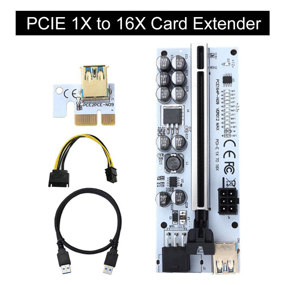 BEBETTERM Thẻ Đồ Họa Mở Rộng PCIE LED Với Cáp 60cm USB3.0 1X Sang 16X Mở Rộng