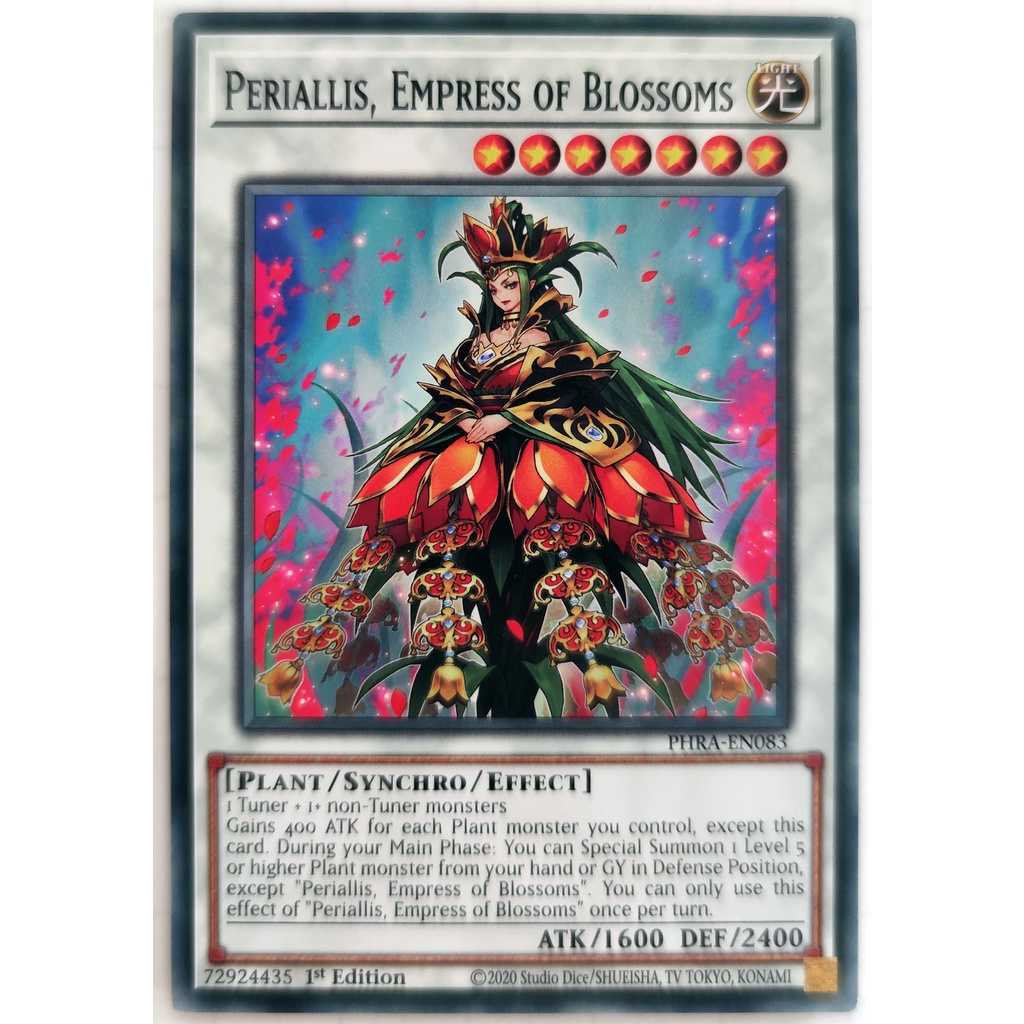 [Thẻ Yugioh] Periallis, Empress of Blossoms |EN| Common