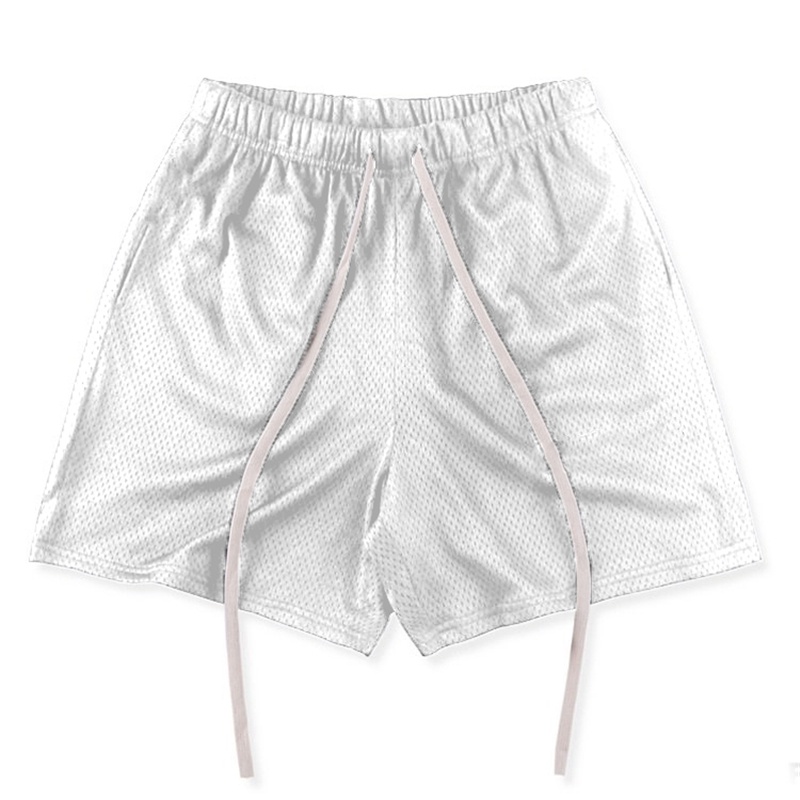 Quần ngắn thể thao chạy bộ phối lưới thoáng khí thời trang mùa hè dành cho nam 2022