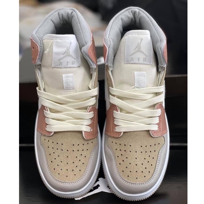 Giày Jordan mid milan cổ cao. Giày sneaker JD1 high Milan cực hot nam nữ Full Box Bill