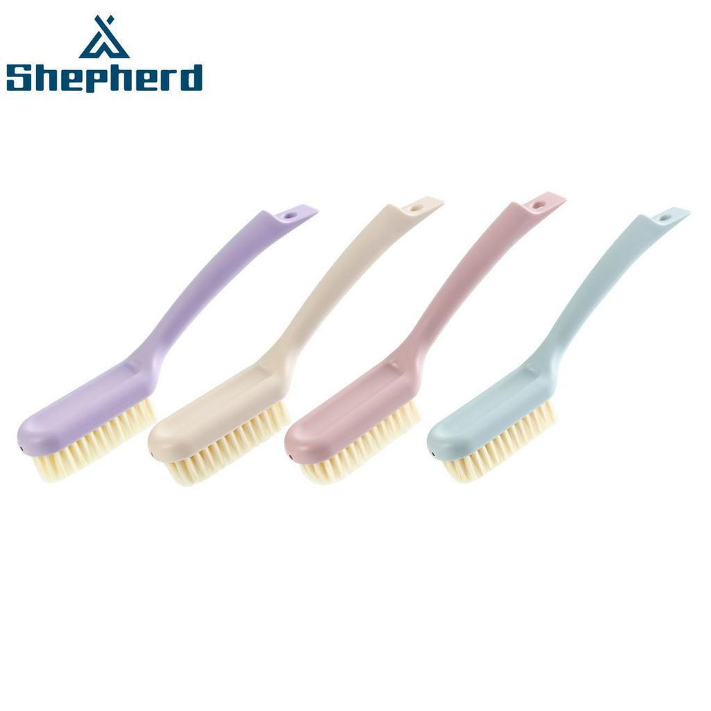 Bàn chải Shepherd dùng vệ sinh giày sợi mềm mại tay cầm dài tiện dụng