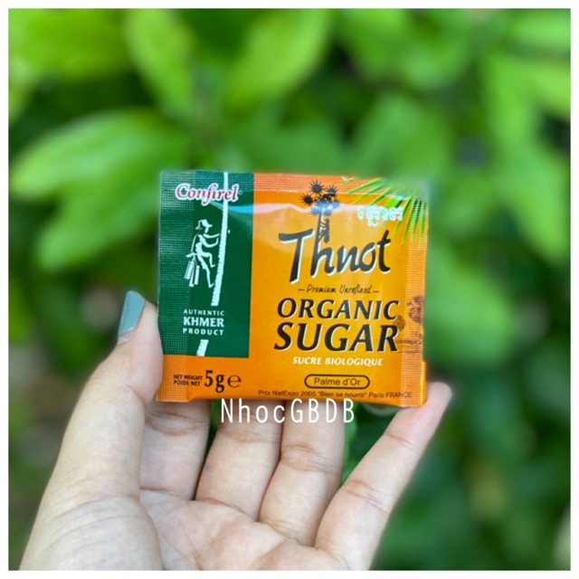 Đường thốt nốt hữu cơ Organic Thnot Confirel 5gram