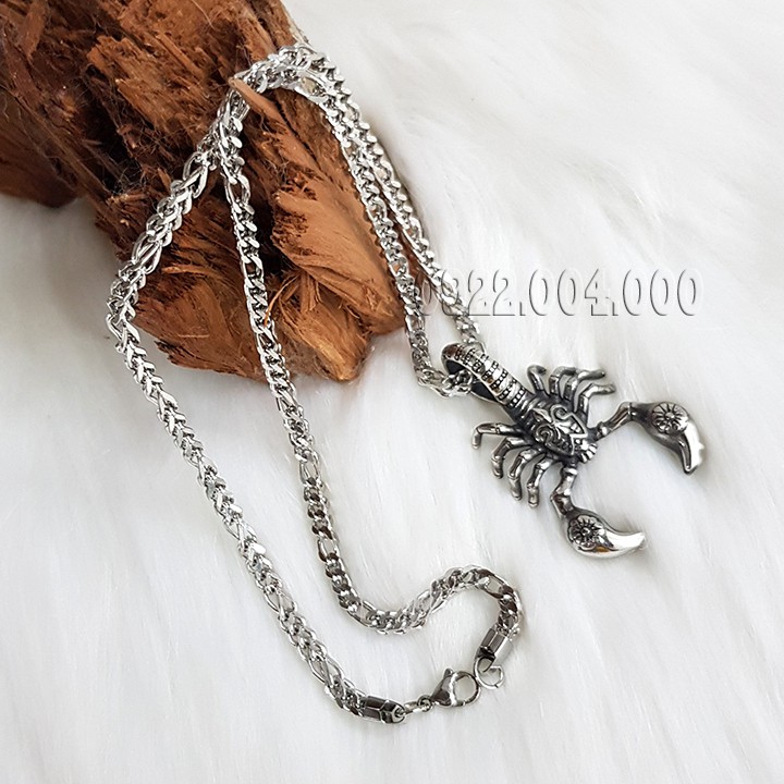 Dây chuyền bò cạp, dây chuyền nam mặt bò cạp MZ1700.
