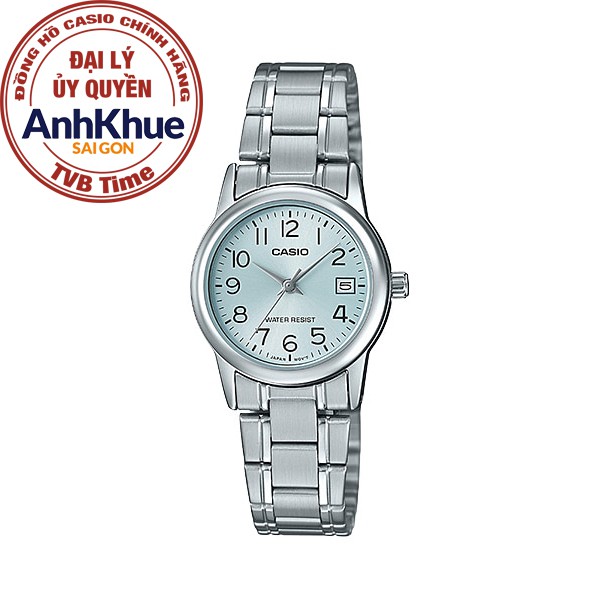 Đồng hồ nữ dây kim loại Casio chính hãng Anh Khuê LTP-V002D-2BUDF (25mm)