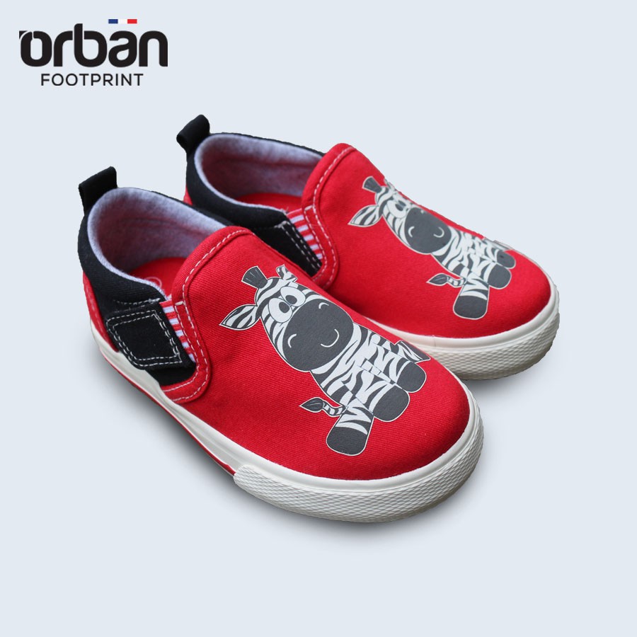 [Mã BMLTA50 giảm 10% đơn 99K] Giày Slipon bé trai Urban UB1902 đỏ