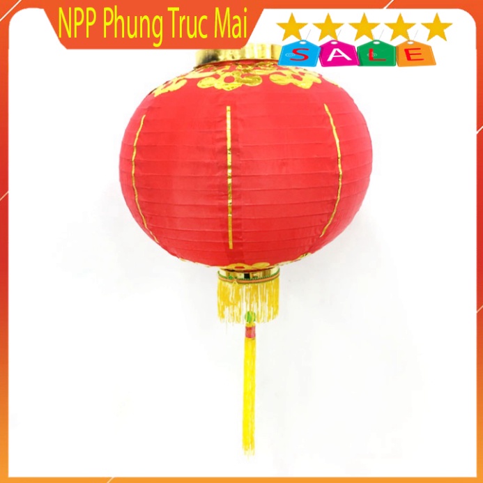 Lồng đèn trang trí vải khung kim loại 5 màu trang trí Trí Lễ Hội, Quán Cafe, Trà Chanh Dùng Được Ngoài Trời