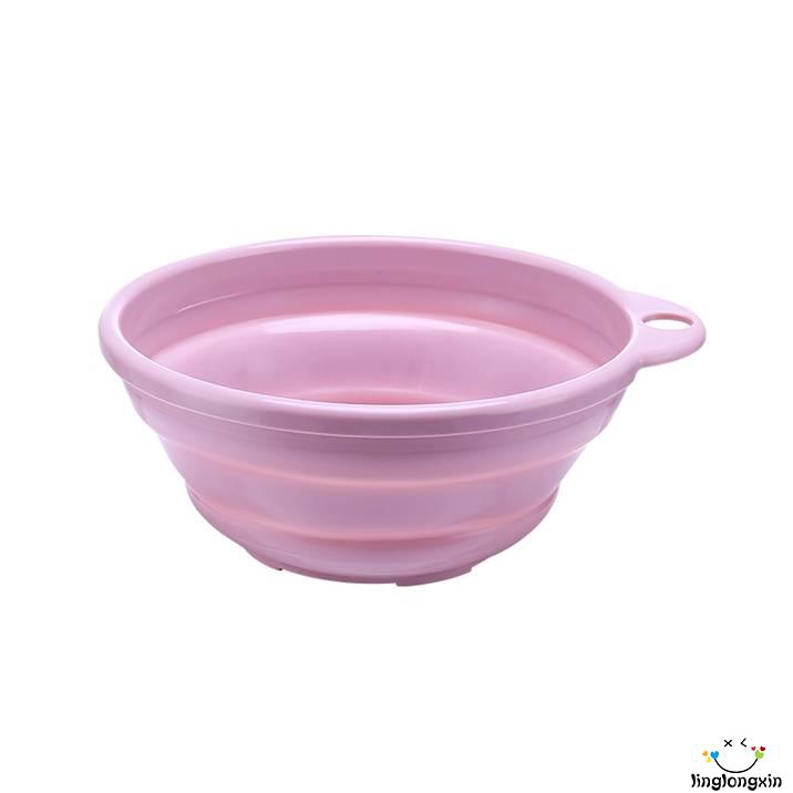 Thau nhựa silicon có thể xếp gọn tiện dụng