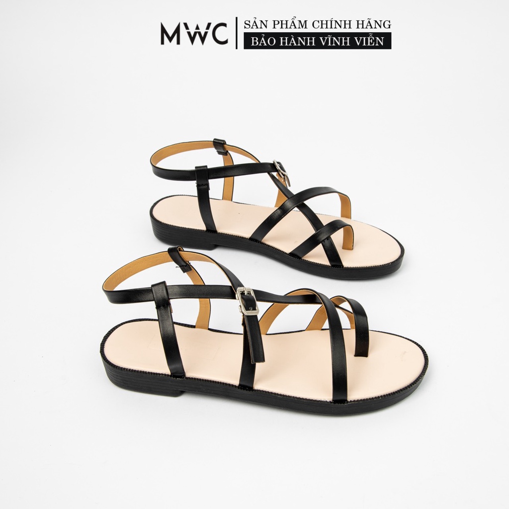 Giày Sandal MWC Đế Bệt Quai Chéo Phong Cách Chiến Binh NUSD- 2588