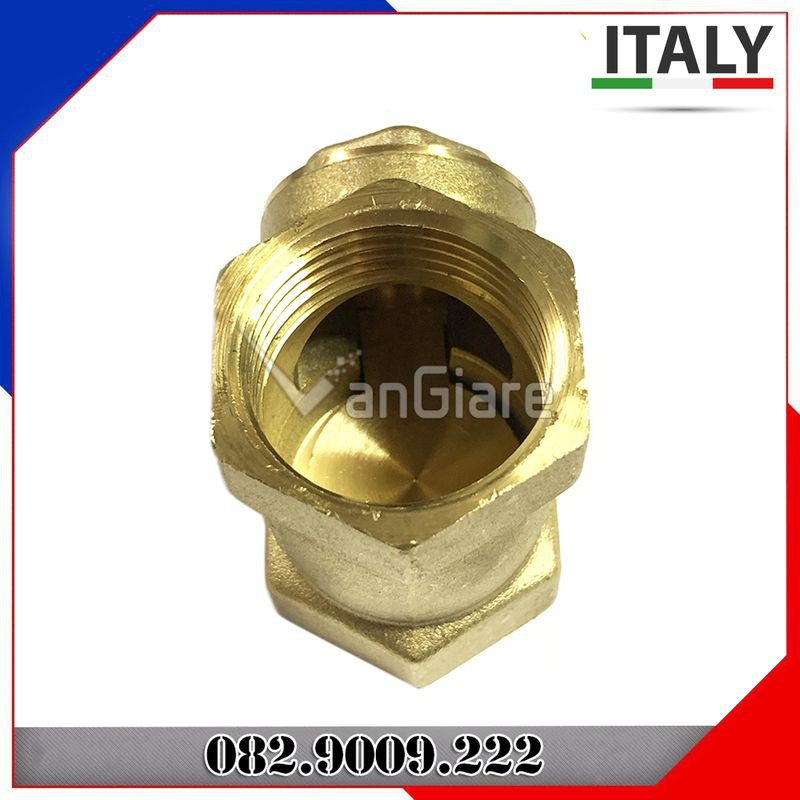 Van nước 1 chiều lá lật đồng thau ITALY phi 21 27 34