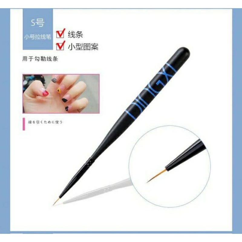 Cọ nét vẽ móng Dingxi( cọ nét Nhật siêu mảnh)