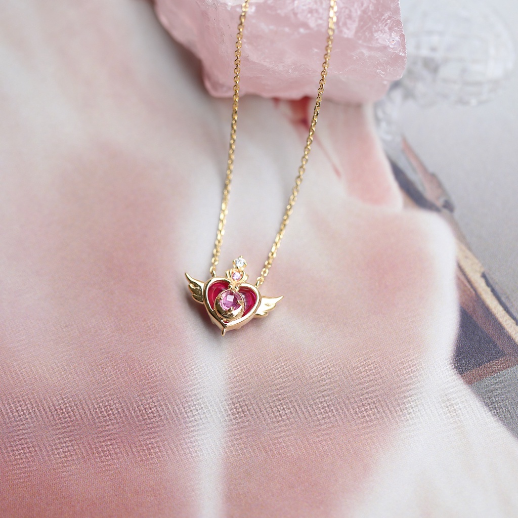 Vòng cổ Mặt Hình Trái Tim Đính Đá Zircon Sang Trọng Cho Nữ