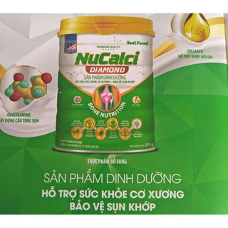 Sữa bột Nucalci Diamond 800g DATE MỚI NHẤT
