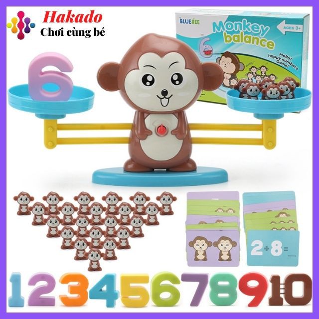 [Cân khỉ] Đồ chơi toán học thông minh cho bé học giỏi toán