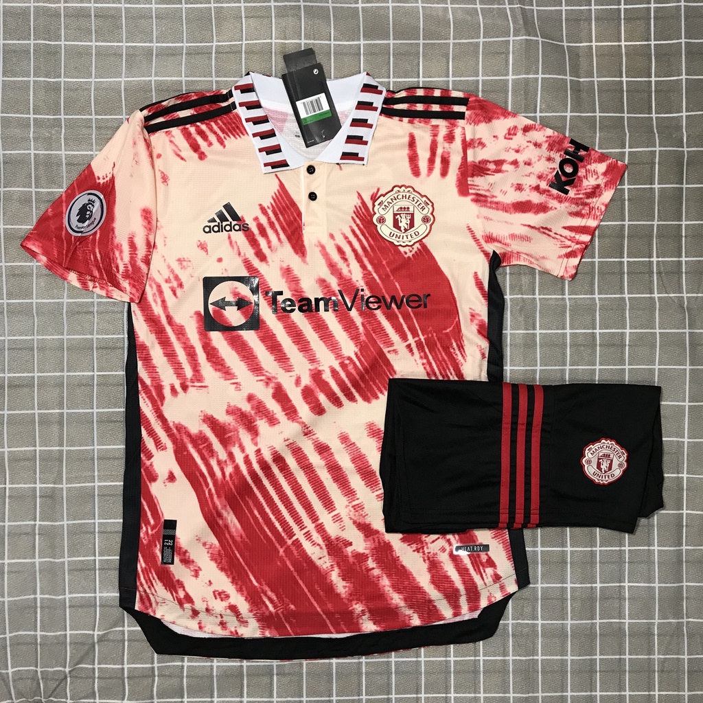 Áo Bóng Đá Câu Lạc Bộ Manchester UTD- Chất Polyeste - Cam 2013 - Hàng Thái Lan