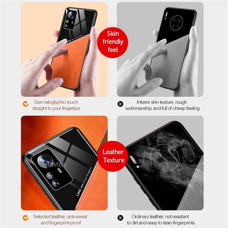 Ốp Điện Thoại Da Kèm Giá Đỡ Từ Tính Chống Sốc Cho xiaomi12 case xiomi xiaomi mi 12 X S Pro Lite 12S Ultra 12Lite 12X 12Splus