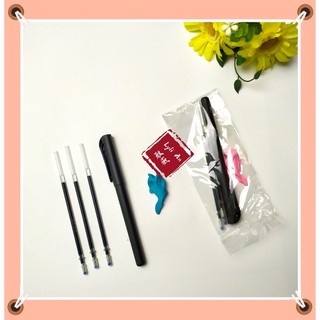 set bút mực tự bay màu (vỏ bút + 3 ruột mực  + 1 đệm cá)