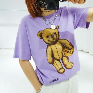 áo phông tím hoạt hình (thanh lý)