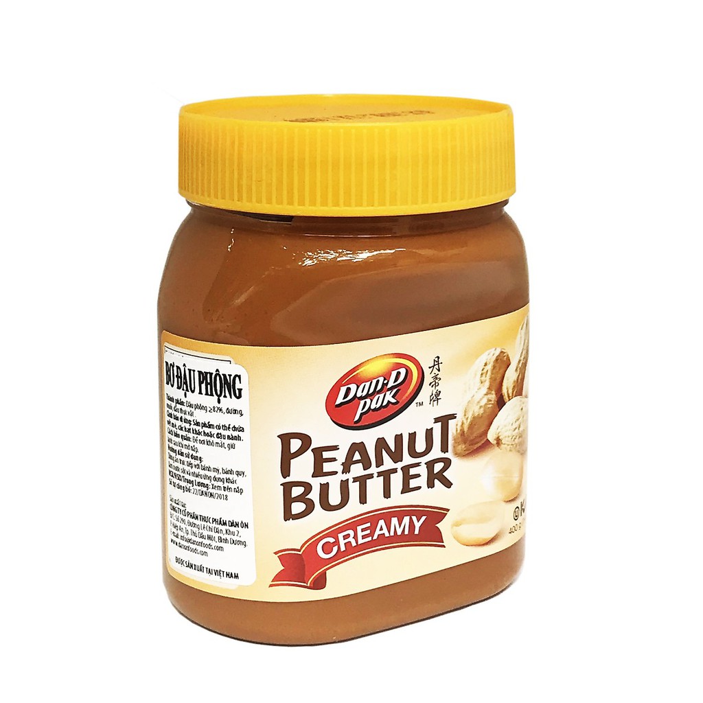 Bơ đậu phộng xuất khẩu Creamy 400gr