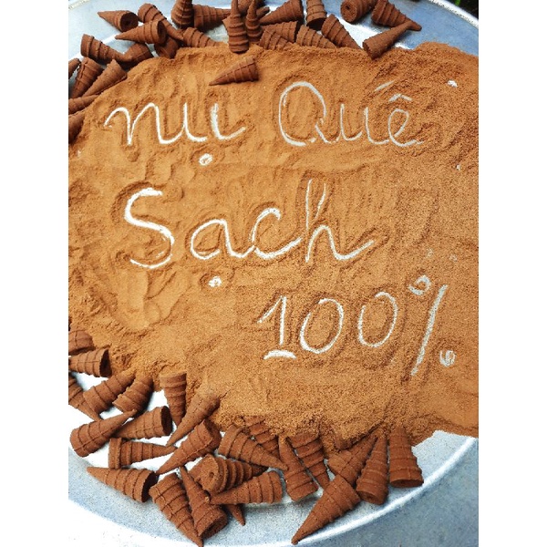 Nhang Nụ Quế Sạch làm thủ công.