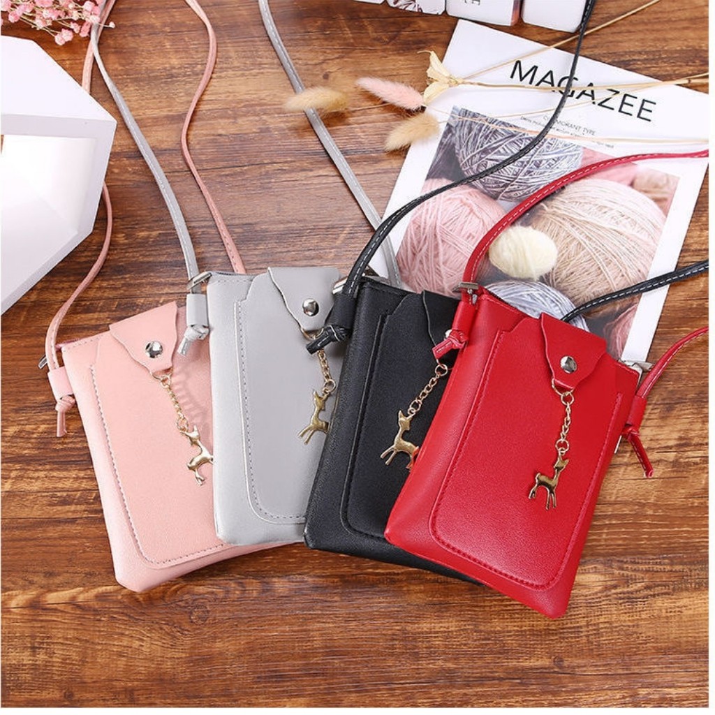 Túi Đéo Chéo Mini Nữ, Túi Điện Thoại Con Hươu Hottrend Hàn Quốc KA02