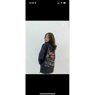 Áo Khoác Dù Phản Quang OFF WHITE  KSS205