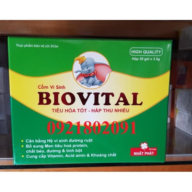 BIOVITAL cốm vi sinh hộp 30 gói / biovitan