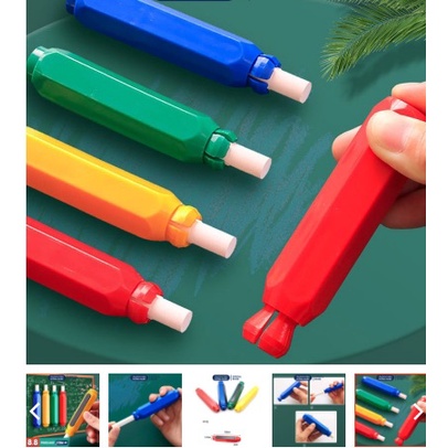 Combo 20 Bút kẹp phấn viết bảng có nam châm, giáo cụ dạy học đồ dùng học tập của giáo viên tiểu học GC24