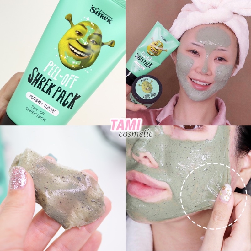 Mặt Nạ Lột Mụn Đầu Đen Shrek Park Peel Off 150g