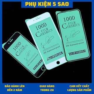 Kính cường lực, cường lực dẻo full màn hình 100D cho các dòng máy iphone