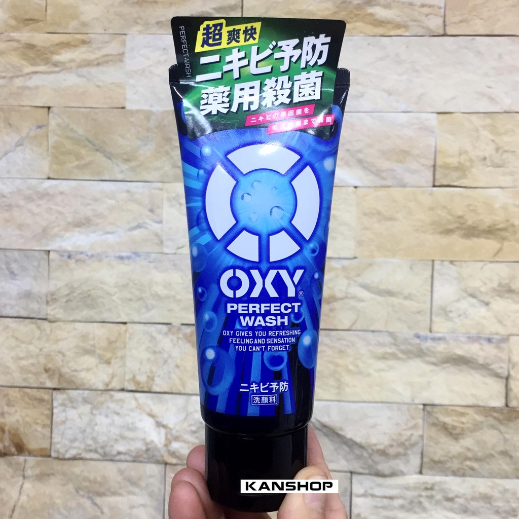 Sữa rửa mặt làm sạch sâu cân bằng độ ẩm dành cho nam Oxy Perfect Wash Nhật bản 130g