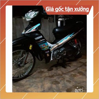 Ten rời xe sirius mẫu R dán xe đen