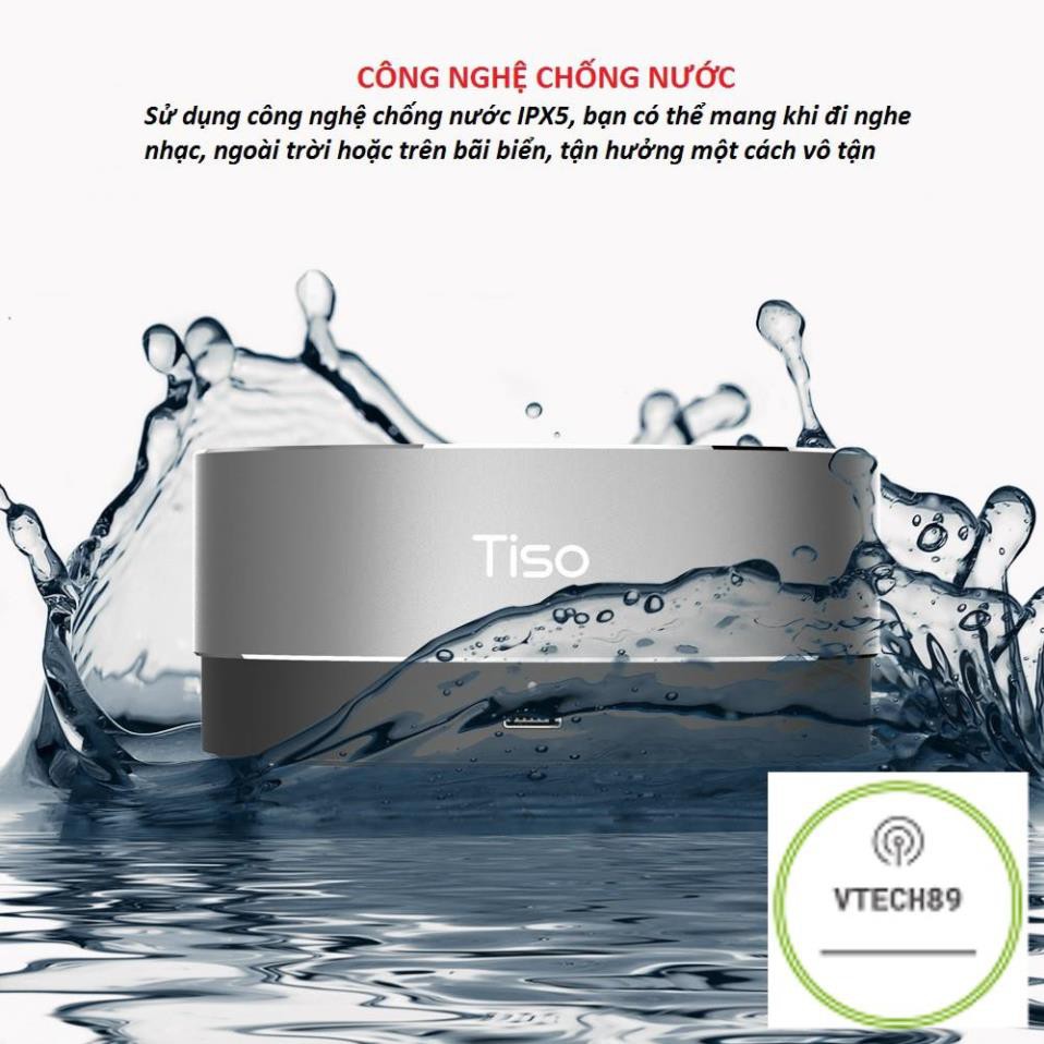 Loa Bluetooth kim loại mini Tiso T10