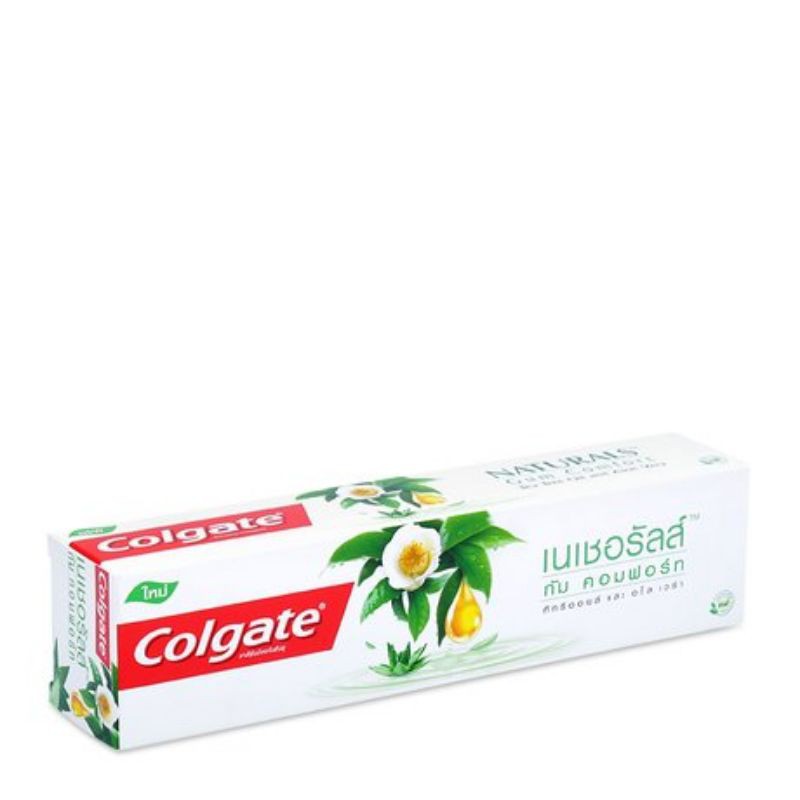 Kem đánh răng cao cấp tinh chất trà xanh &lô hội Colgate Natural Lemon & Aloe 108g.