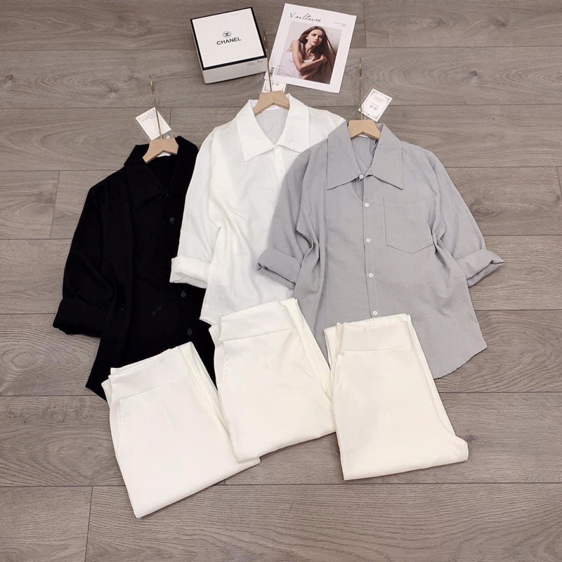 Set đũi quần voan dày đẹp mặc bao sang chảnh | BigBuy360 - bigbuy360.vn