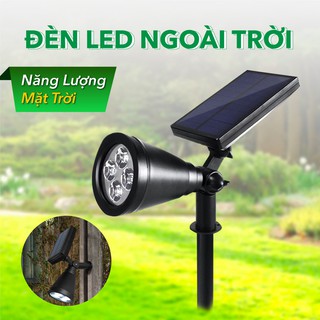 Đèn năng lượng mặt trời sân vườn chống nước trang trí lối đi, tiểu cảnh, non bộ, cây cảnh hai màu ánh sáng trắng vàng