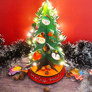 TÔ MÀU LẮP GHÉP CÂY THÔNG NOEL (2 MẪU)