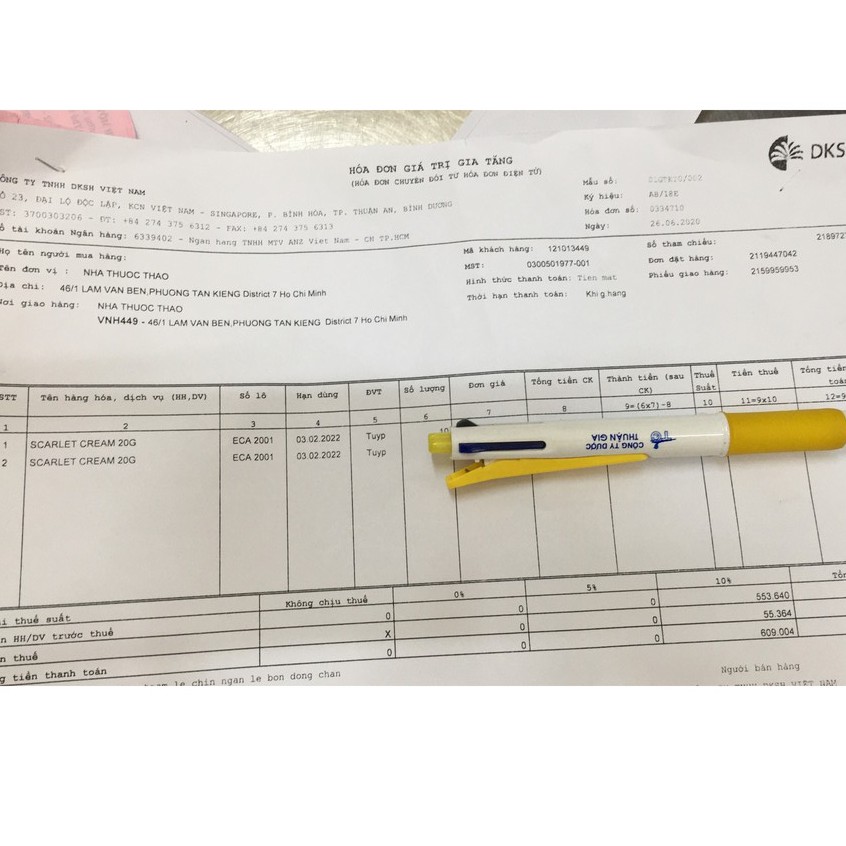 TUÝP 20 G SCARLET PARADIGM XUẤT XỨ THAILAND SCALET